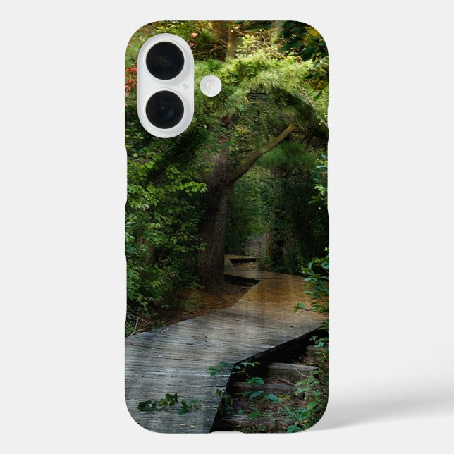 Coques Case-Mate iPhone Poutres de soleil dans la forêt (Verso)