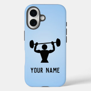 Coque Pour iPhone 16 Power Lifter pour le type qui lève, ajoutez son no