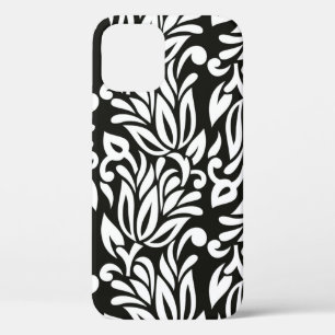 Case-Mate iPhone Case Ppa textile vintage noir et blanc