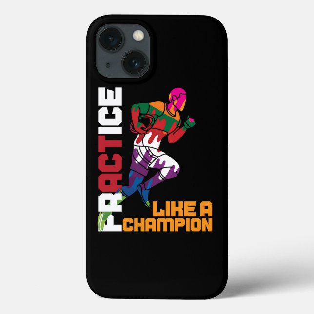 Coques Case-Mate iPhone Pratique De Rugby Comme Un Champion (Verso)