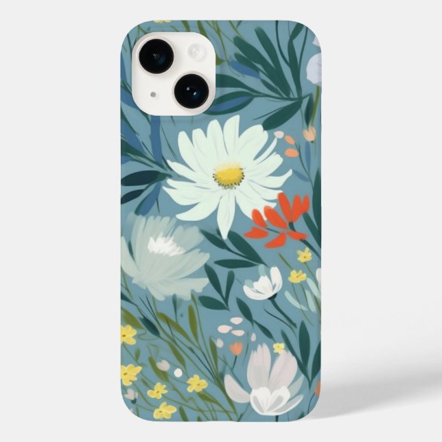 Coques Case-Mate iPhone Pré d'été des Fleurs sauvages (Verso)