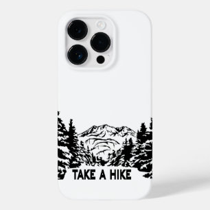 Coque Pour iPhone 14 Pro Prenez une citation Hippique paysage montagnard mo