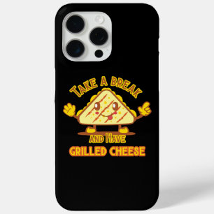 Coque iPhone 15 Pro Max Prenez une pause et mangez du fromage grillé