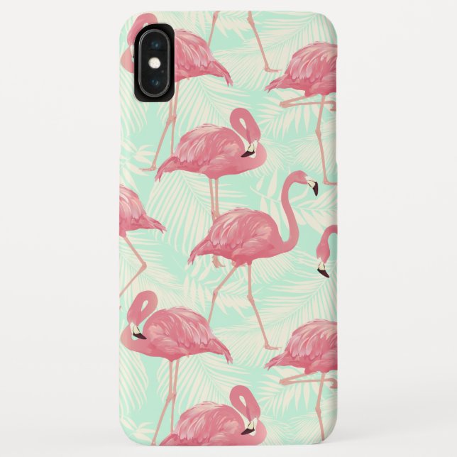 Coques Case-Mate iPhone Preppy Chic Elegant Pink Flamingo Motif (Dos)