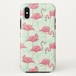Case-Mate iPhone Case Preppy Chic Elegant Pink Flamingo Motif
