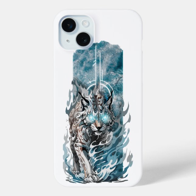 Coques Case-Mate iPhone Présence Divine : Lynx Spirituelle aux yeux brilla (Verso)