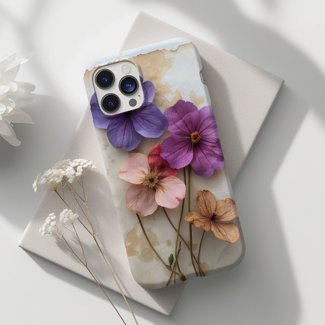 Coques Case-Mate iPhone Pressé Fleur Floral Botanique Imprimer Nature (Créateur téléchargé)