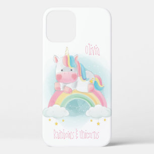 Case-Mate iPhone Case Pretty Pastel Unicorn Nom Unicorns Rainbows