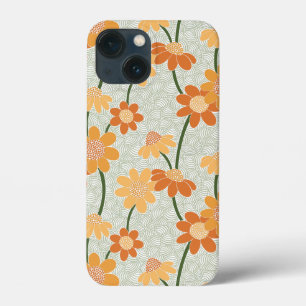 Case-Mate iPhone Case Pretty retro muted 1970 s flowers
