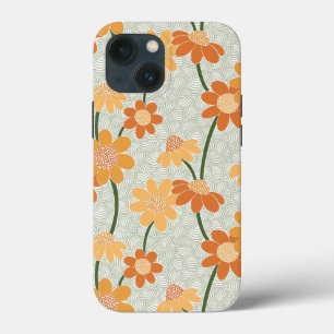 Case-Mate iPhone Case Pretty retro muted 1970 s flowers