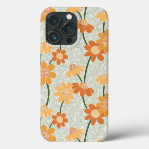 Case-Mate iPhone Case Pretty retro muted 1970 s flowers