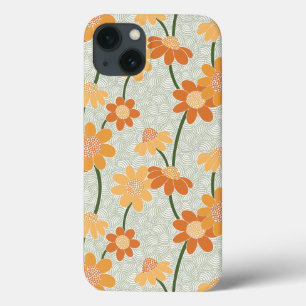 Case-Mate iPhone Case Pretty retro muted 1970 s flowers
