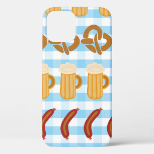 Case-Mate iPhone Case Pretzels bière saucisse alignés sans soudure vinta