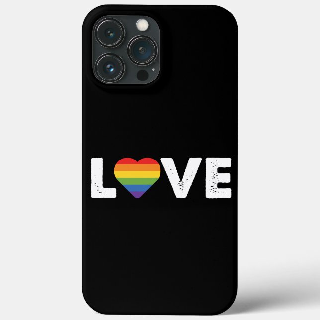 Coques Case-Mate iPhone Pride L'amour est amour L'égalité gay Rainbow LGBT (Verso)
