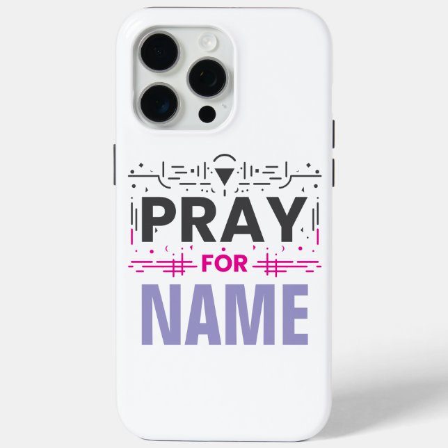 Coques Case-Mate iPhone Priez pour : Ensemble dans la Solidarité (Verso)