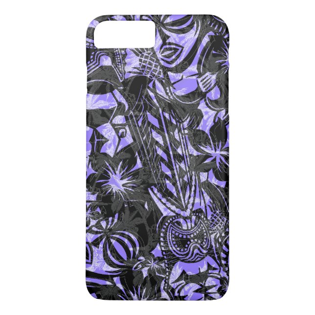 Coques Case-Mate iPhone Primitif hawaïen de Tiki Trader (Dos)