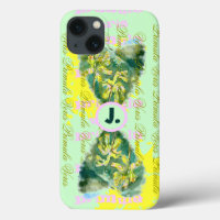 Primula Veris Coeurs et Monogramme