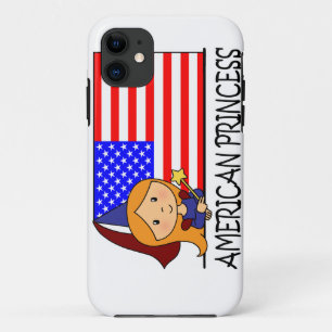 Etui iPhone Case-Mate Princesse américaine mignonne Flag de clipart