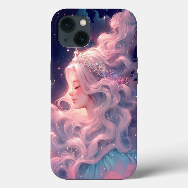 Coques Case-Mate iPhone Princesse Anime Fille Fabriquée En Étoiles (Verso)
