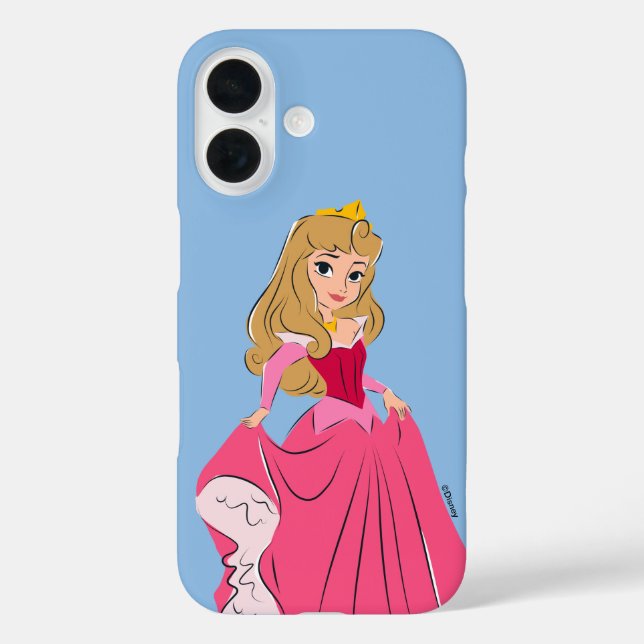Coques Case-Mate iPhone Princesse Aurora Plutôt en rose (Verso)