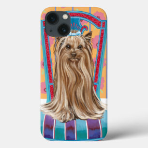 iPhone 13 Coque Princesse de la Couronne Yorkie
