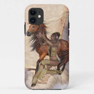 Etui iPhone Case-Mate princesse indienne américaine et cheval
