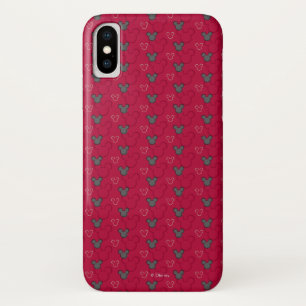 Coque Case-Mate Pour iPhone Principaux raccourcis Mickey   Motif d'icône rouge