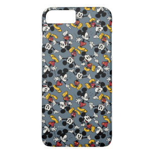 Coque Case-Mate Pour iPhone Principaux raccourcis Mickey  Motif d'icônes bleue