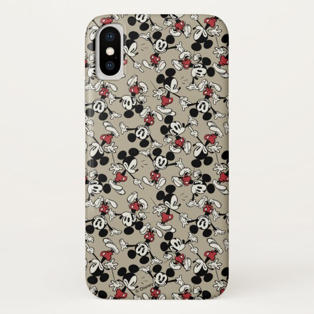Coques Case-Mate iPhone Principaux raccourcis Mickey | Tan Icon Motif (Dos)
