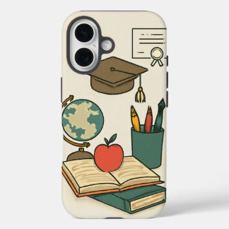 Coque Pour iPhone 16 Principes fondamentaux de l'éducation : une représ