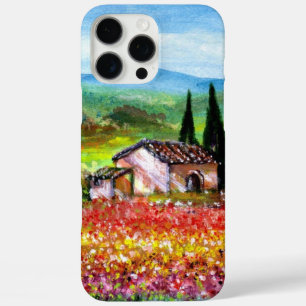 iPhone 16 Pro Max Case PRINTEMPS DANS LE PAYSAGE TOSCANE Champs de fleurs