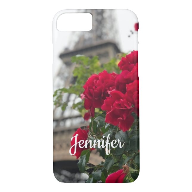 Coques Case-Mate iPhone Printemps dans les fleurs parisiennes Tour Eiffel (Dos)