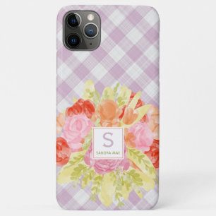 Case-Mate iPhone Case Printemps Pastel rose En vichy chèque Motif