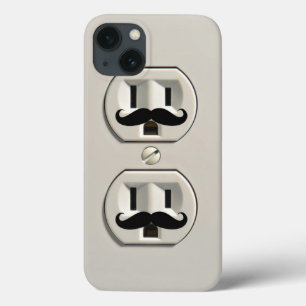 iPhone 13 Coque Prise de courant de moustache