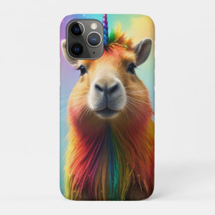 Case-Mate iPhone Case Prismhorn : Le Capybaraicorn Arc-en-ciel