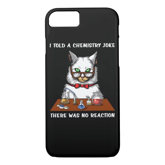 Coques Case-Mate iPhone Professeur de chimie de chat drôle aucune (Dos)