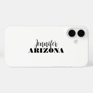 Coques iPhone 16 Plus Professionnel élégant moderne minimaliste uni