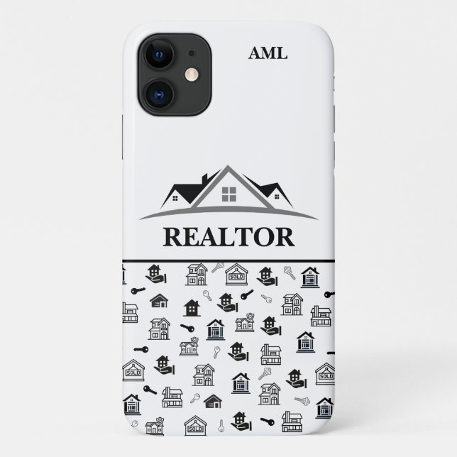 Coques Case-Mate iPhone Professionnel immobilier personnalisé (Dos)