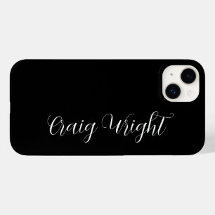 Coque Pour iPhone 14 Plus Professionnel Minimaliste Ajouter un nom personnal