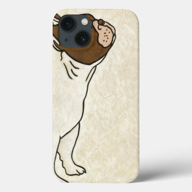 Coques Case-Mate iPhone Profil de French Bulldog En tête (Verso)