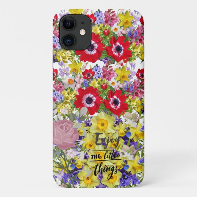 Coques Case-Mate iPhone Profitez des sources fleuries Little (Dos)