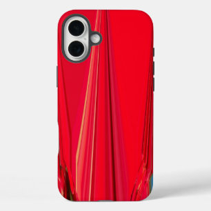 Coques iPhone 16 Plus Profondeur Cramoisi Belle Texture Rouge Abstract