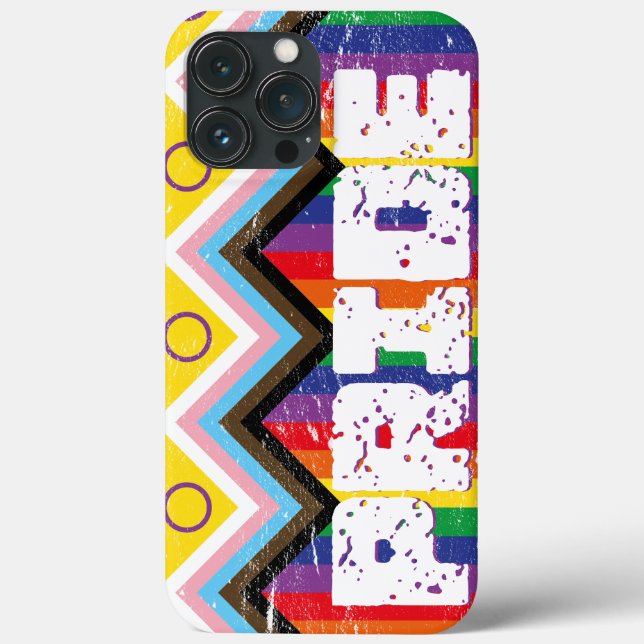 Coques Case-Mate iPhone Progress Pride LGBTQ  (Verso)