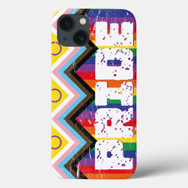 Coques Case-Mate iPhone Progress Pride LGBTQ  (Verso)