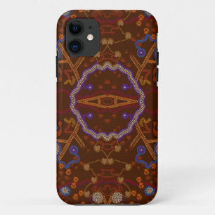 Case-Mate iPhone Case Promenade aborigène australienne avec traces anima