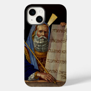 Coque Pour iPhone 14 Prophète Moïse avec les Tables de la Loi 