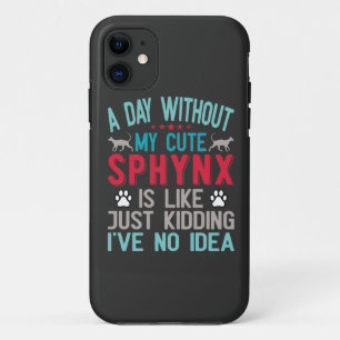Case-Mate iPhone Case Propriétaire Canadien De Chat Sphynx Sans Cheveux