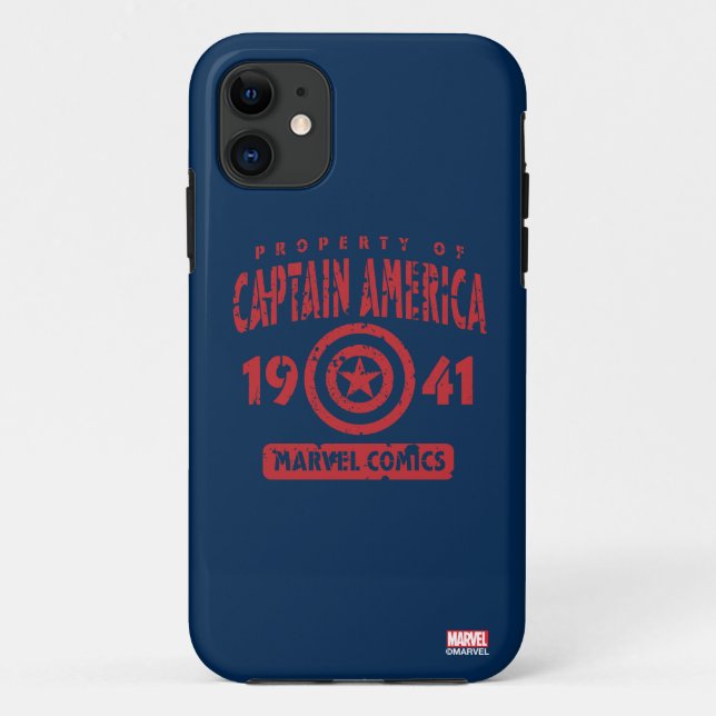 Coques Case-Mate iPhone Propriété de Captain America (Dos)