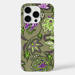 Coques iPhone 16 Pro Protea Batik Hawaï Tropical Floral