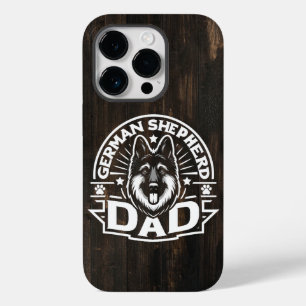 Coque Pour iPhone 14 Pro Protéger le berger allemand Chien Papa Fier Voyage